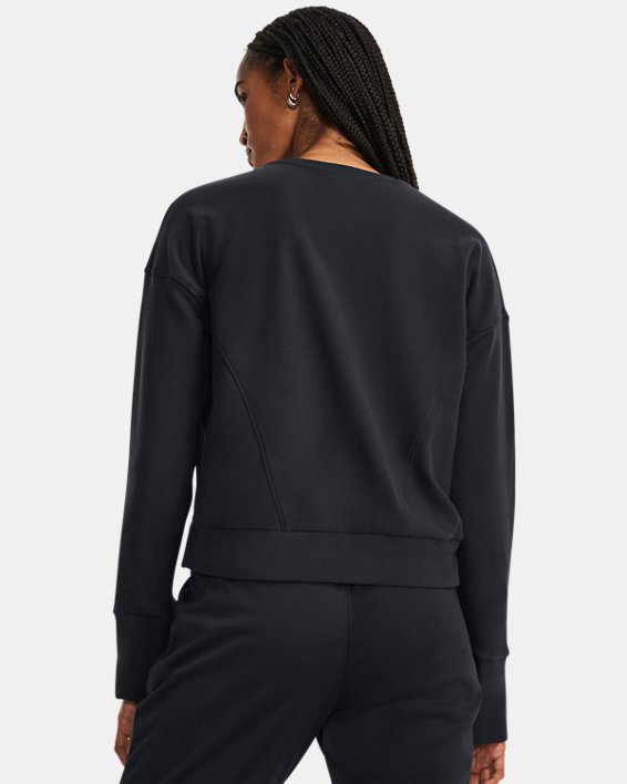 เสื้อคอกลม UA Meridian Cold Weather สำหรับผู้หญิง in Black image number 1